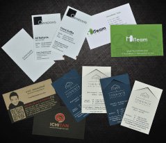 Sample Printed Business Card GalleryMaking yourself difference and stand out from your competitors, make the first impression on the first meet
