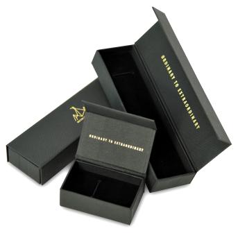 Magnetic cover box, Support - Black velvet cover Art paper 350 gsm