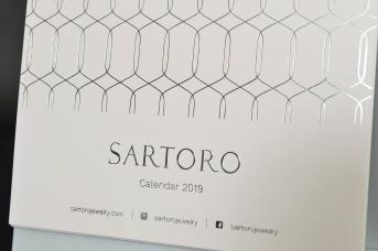 ปั๊มฟอยล์ตัวหนังสือ และลาย
ปั๊มนูน SARTORO