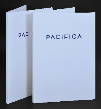 แฟ้มกระดาษพิมพ์โลโก้ PACIFICA 1 สี 1 หน้า 
